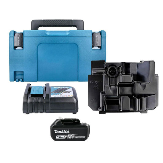 Makita BL1850 18V Li-Ion 5.0Ah Battery with DC18RC Charger and Type 3 Carrying Case